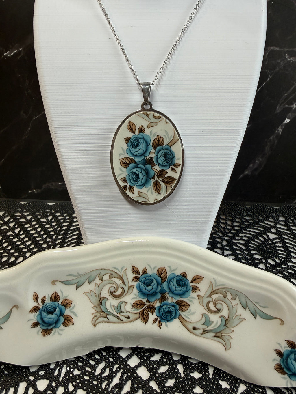 Pendentif Collection Rose Bleu