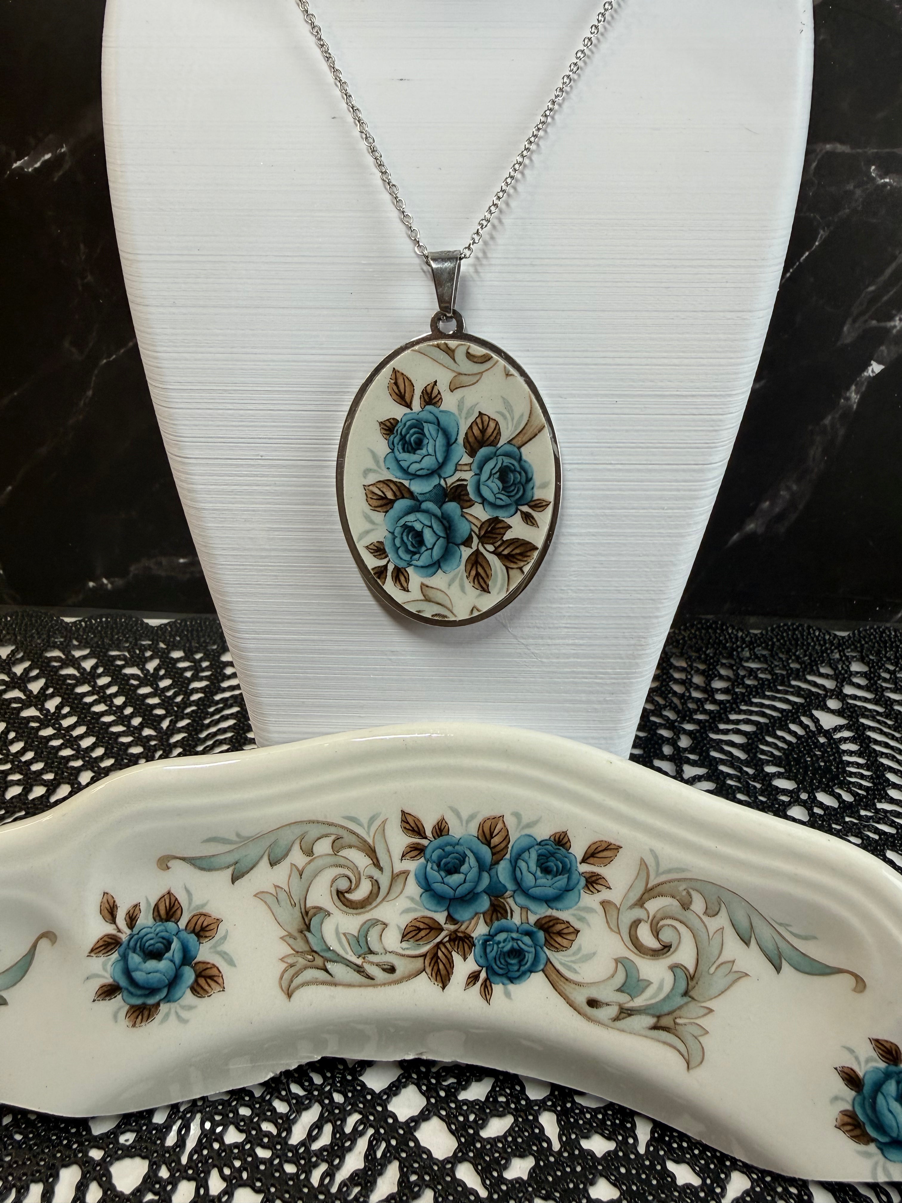 Pendentif Collection Rose Bleu
