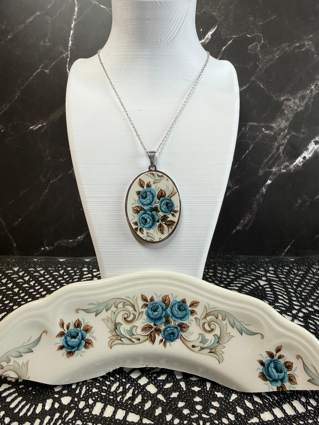 Pendentif Collection Rose Bleu