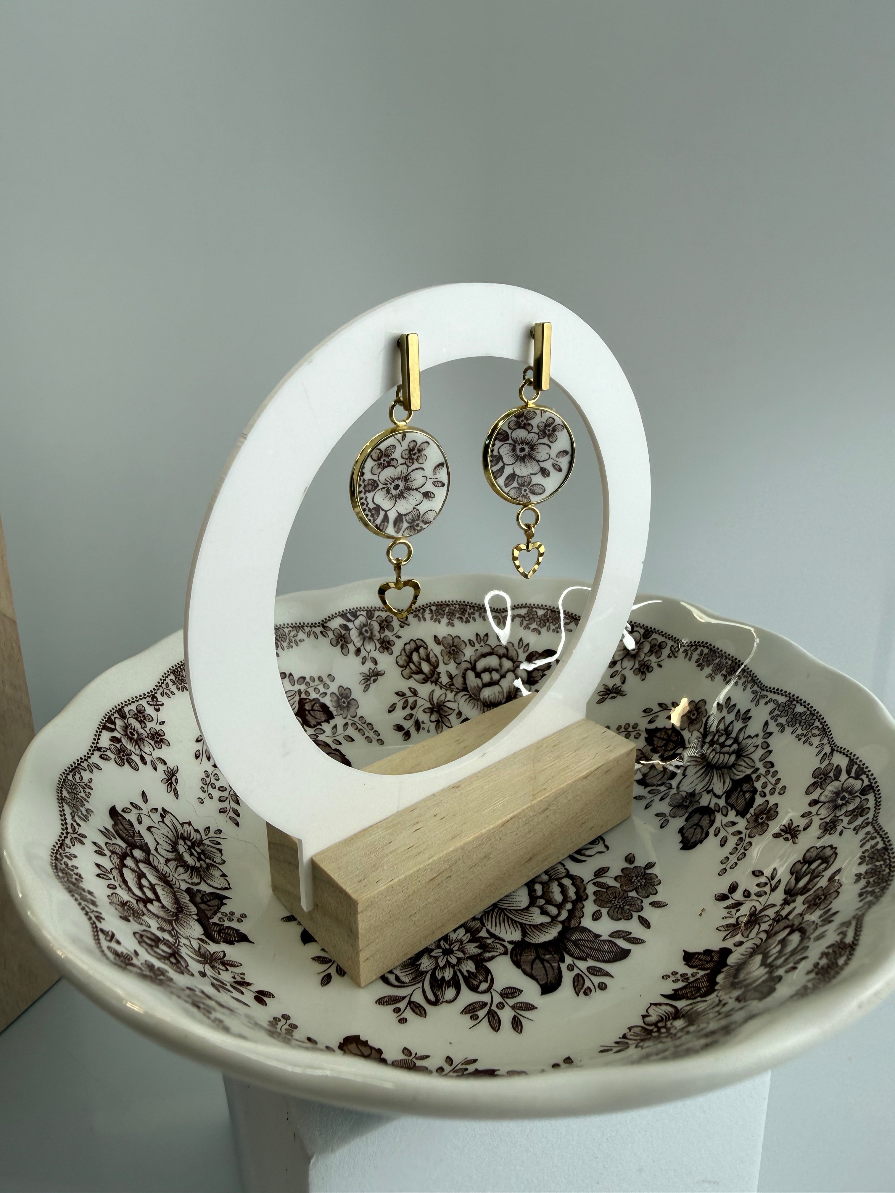 Boucle d'oreille Collection Sépia