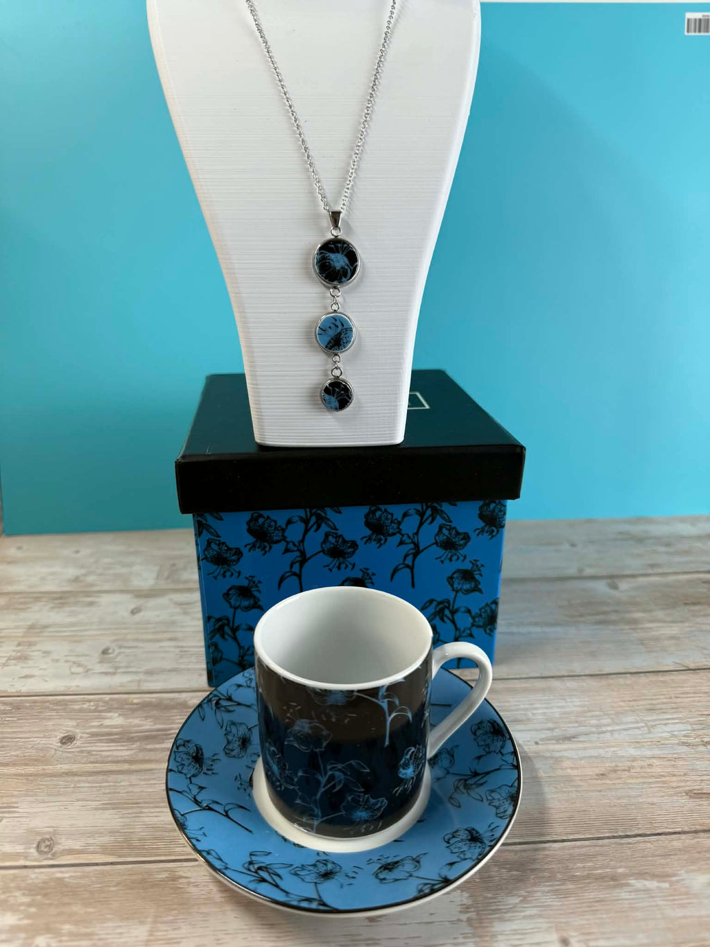 Pendentif Collection Black Blue