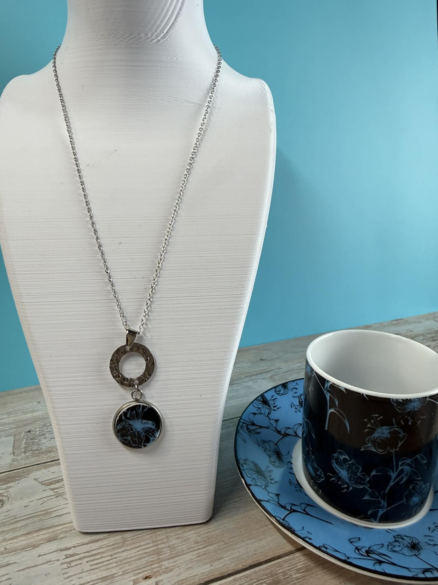 Pendentif Collection Black Blue