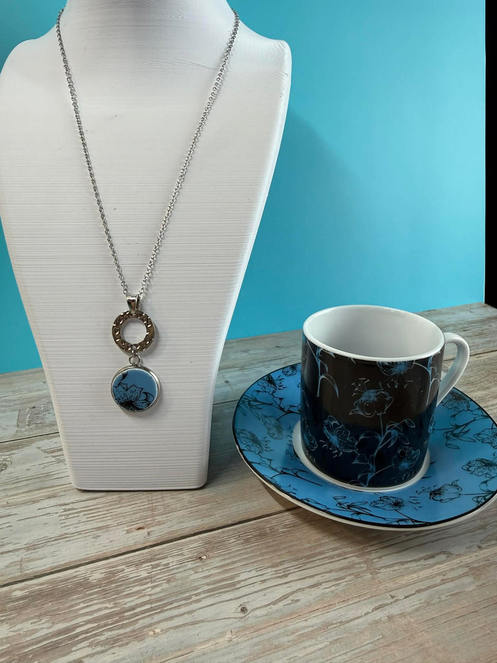 Pendentif Collection Black Blue