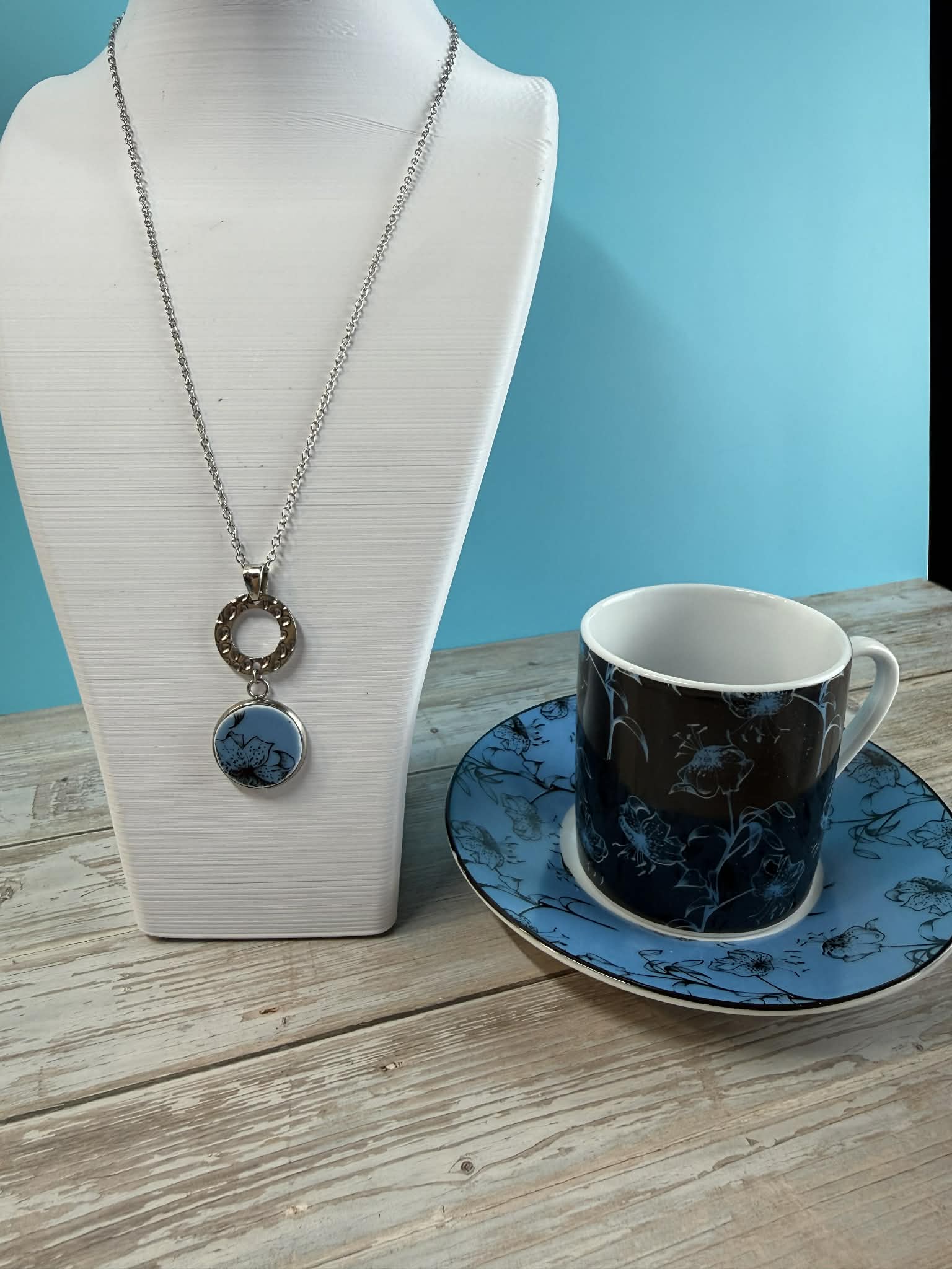 Pendentif Collection Black Blue