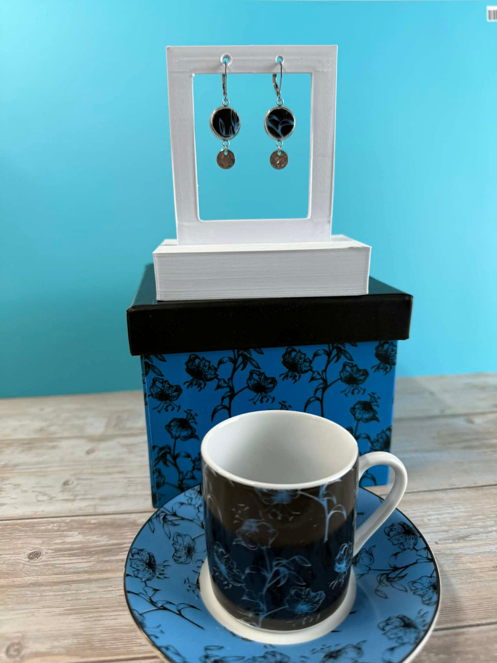 Boucle d'oreille Collection Black Blue