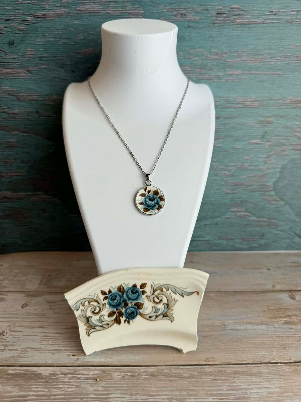 Pendentif Collection Rose Bleu