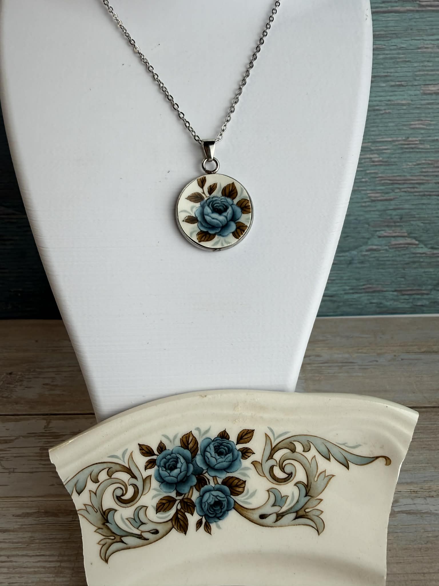 Pendentif Collection Rose Bleu