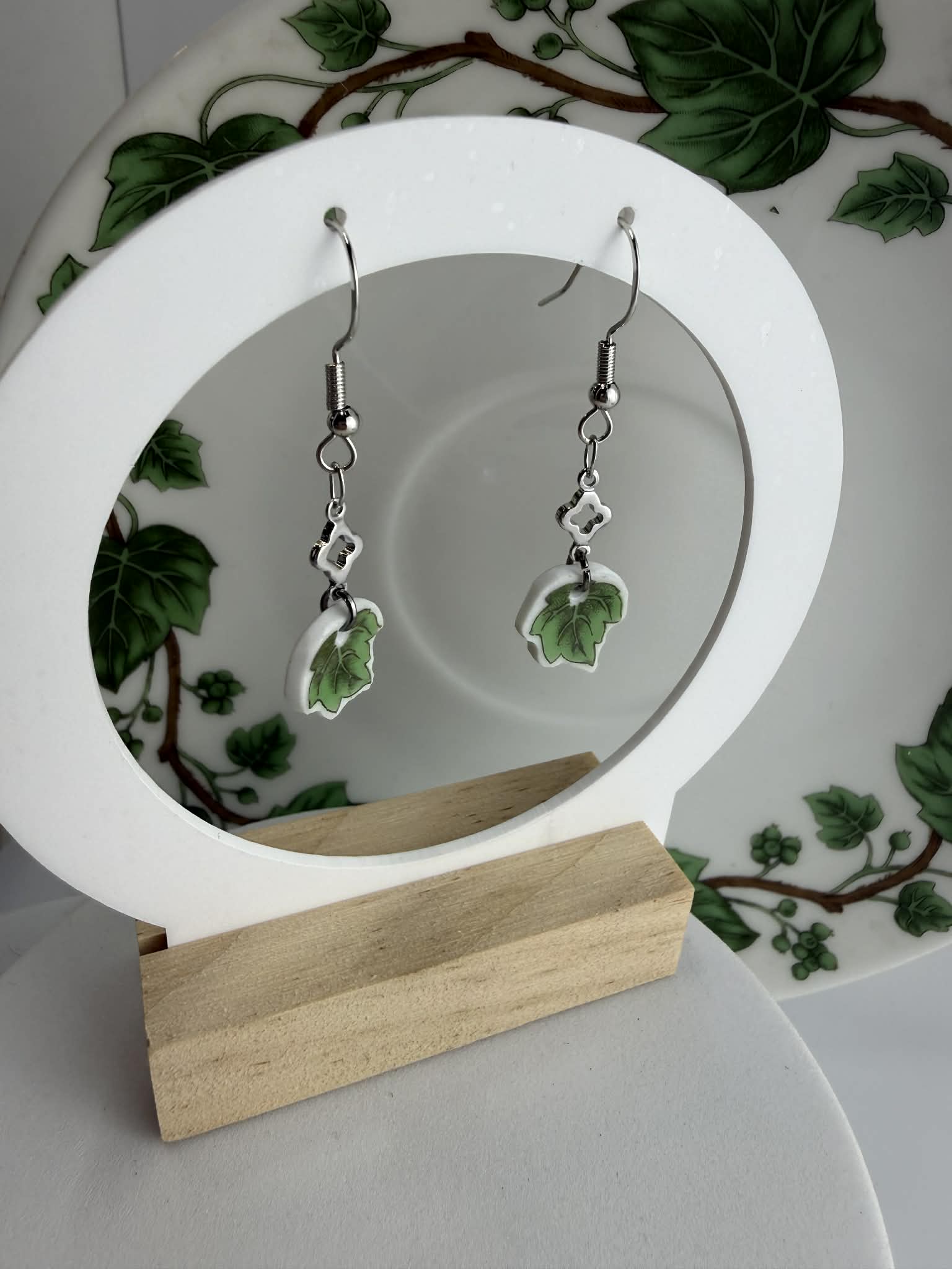 Boucle d'oreille Collection Feuilles e Chêne