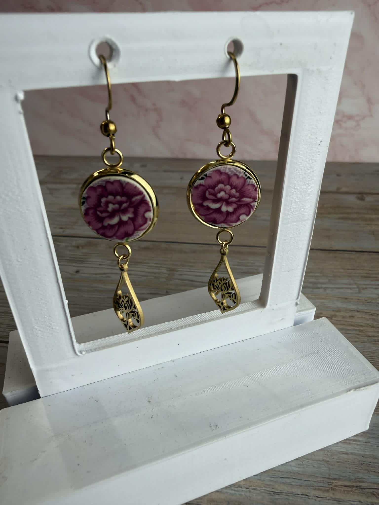 Boucle d'oreille Collection Floral