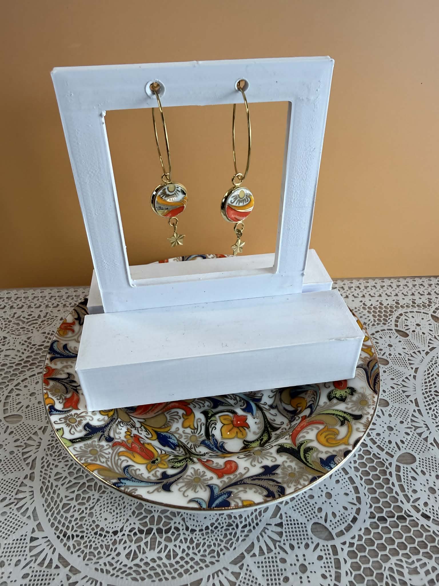 Boucle d'oreille Collection Soleil doré