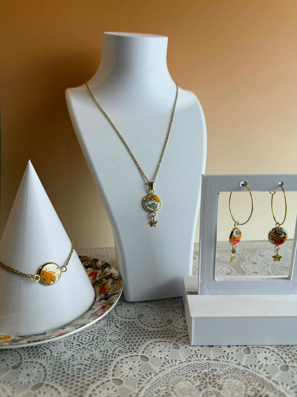 Boucle d'oreille Collection Soleil doré