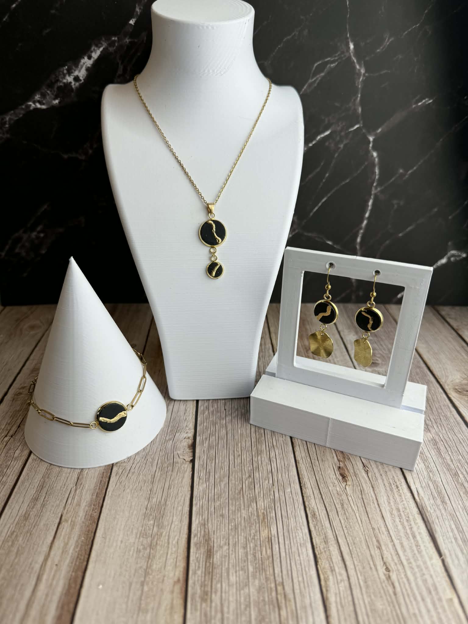 Boucle d'oreille Collection Rayon doré