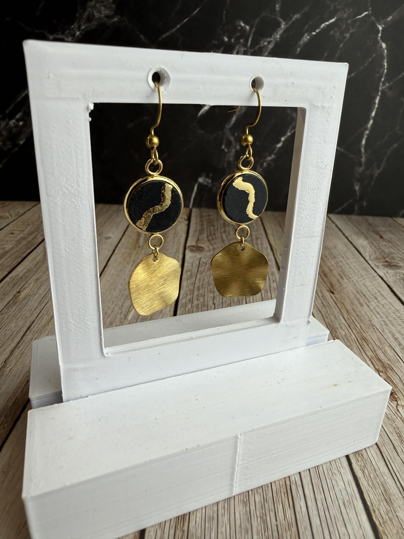 Boucle d'oreille Collection Rayon doré