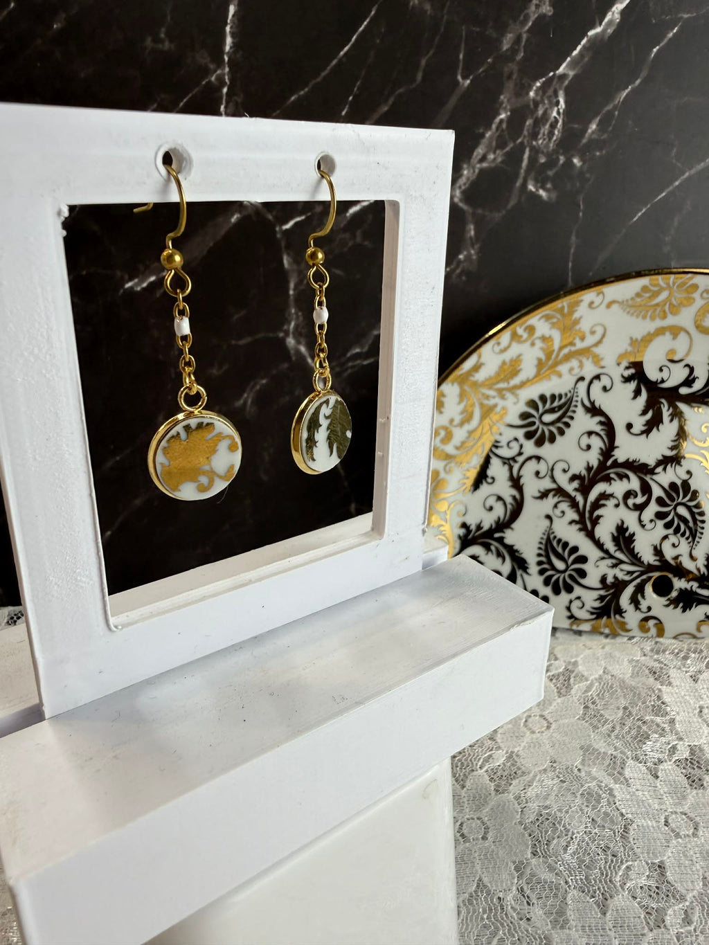 Boucle d'oreille Collection Essence doré