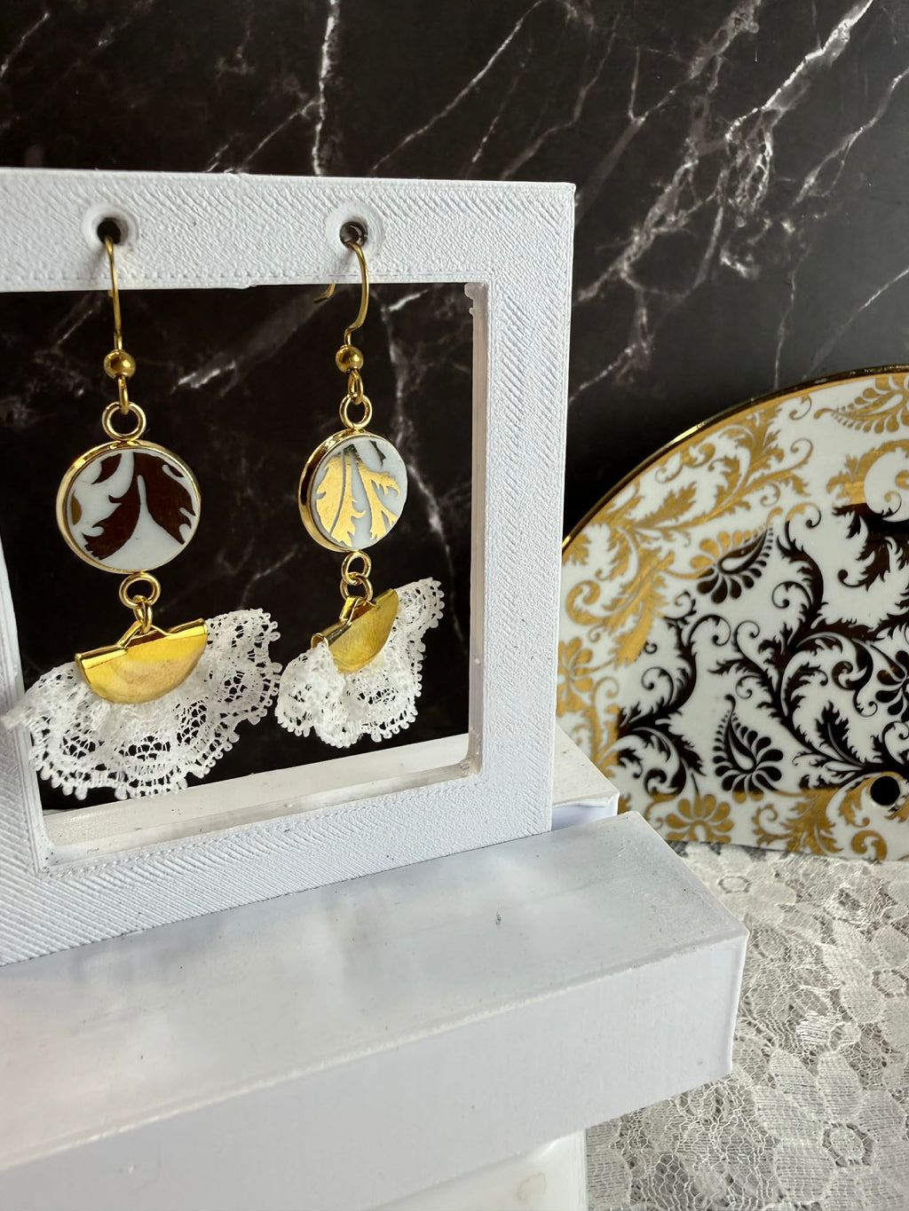 Boucle d'oreille Collection Essence doré