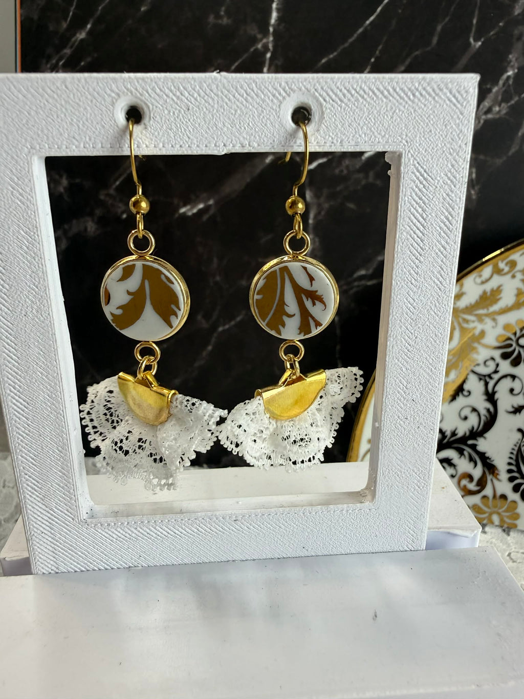 Boucle d'oreille Collection Essence doré