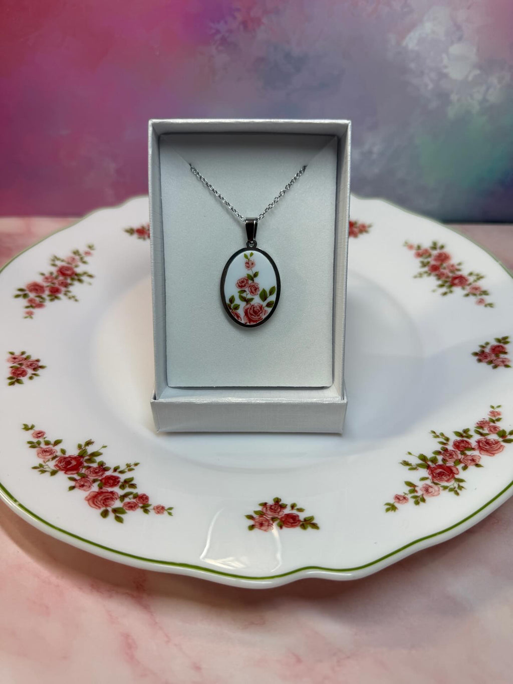 Pendentif collection Rose Rouge
