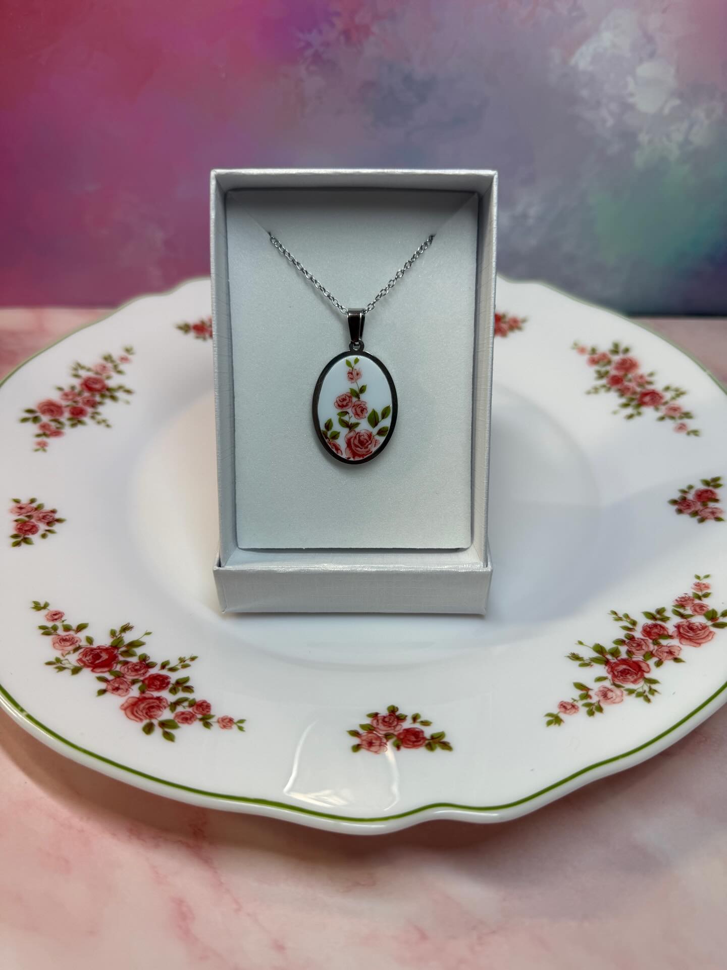 Pendentif collection Rose Rouge