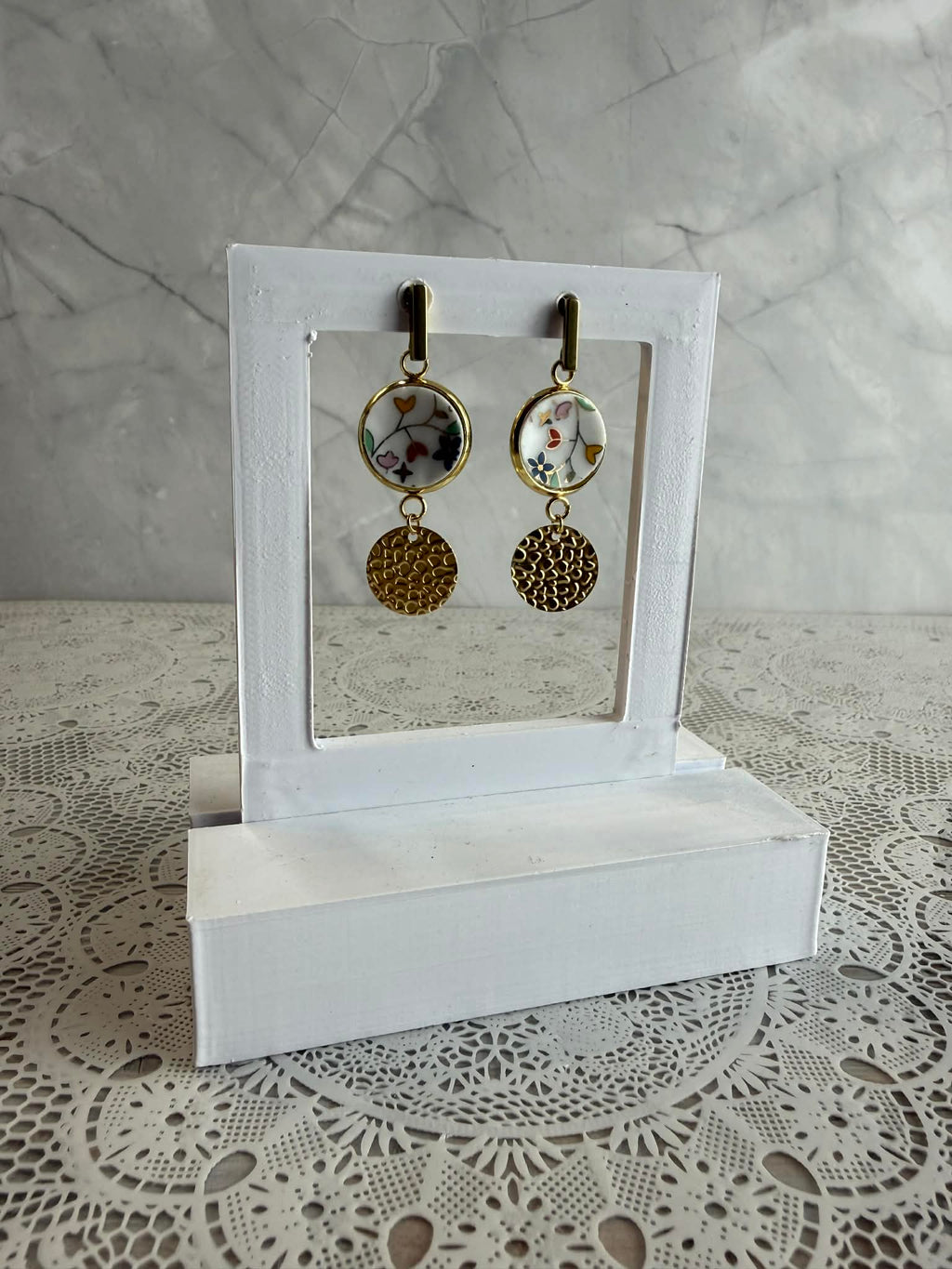 Boucle d'oreille Collection Fleurs de Printemps