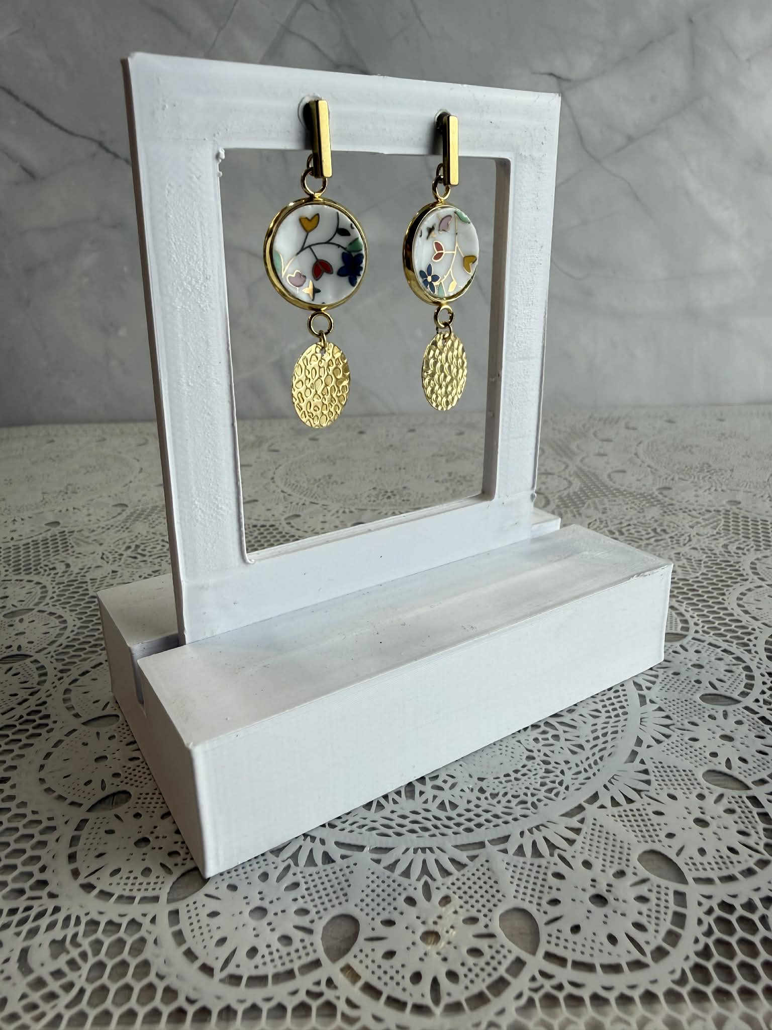 Boucle d'oreille Collection Fleurs de Printemps