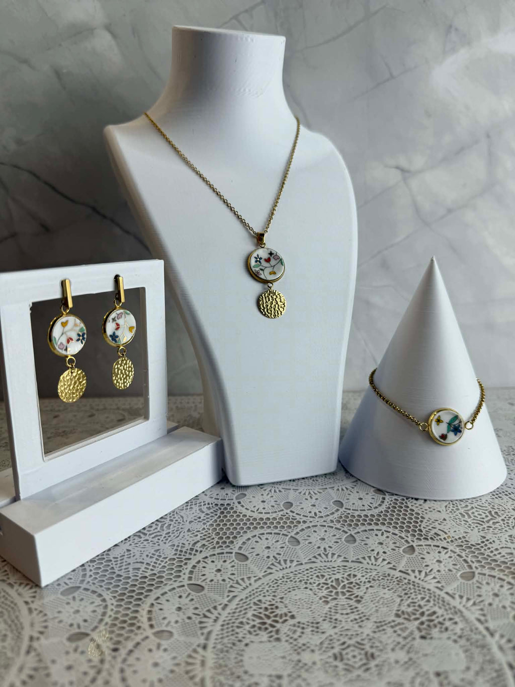 Boucle d'oreille Collection Fleurs de Printemps